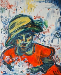 m&auml;dchen im baumwollfeld